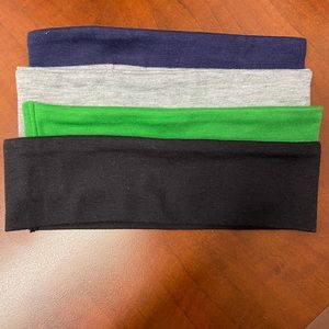 Head bands set of 4 never used. NWOT